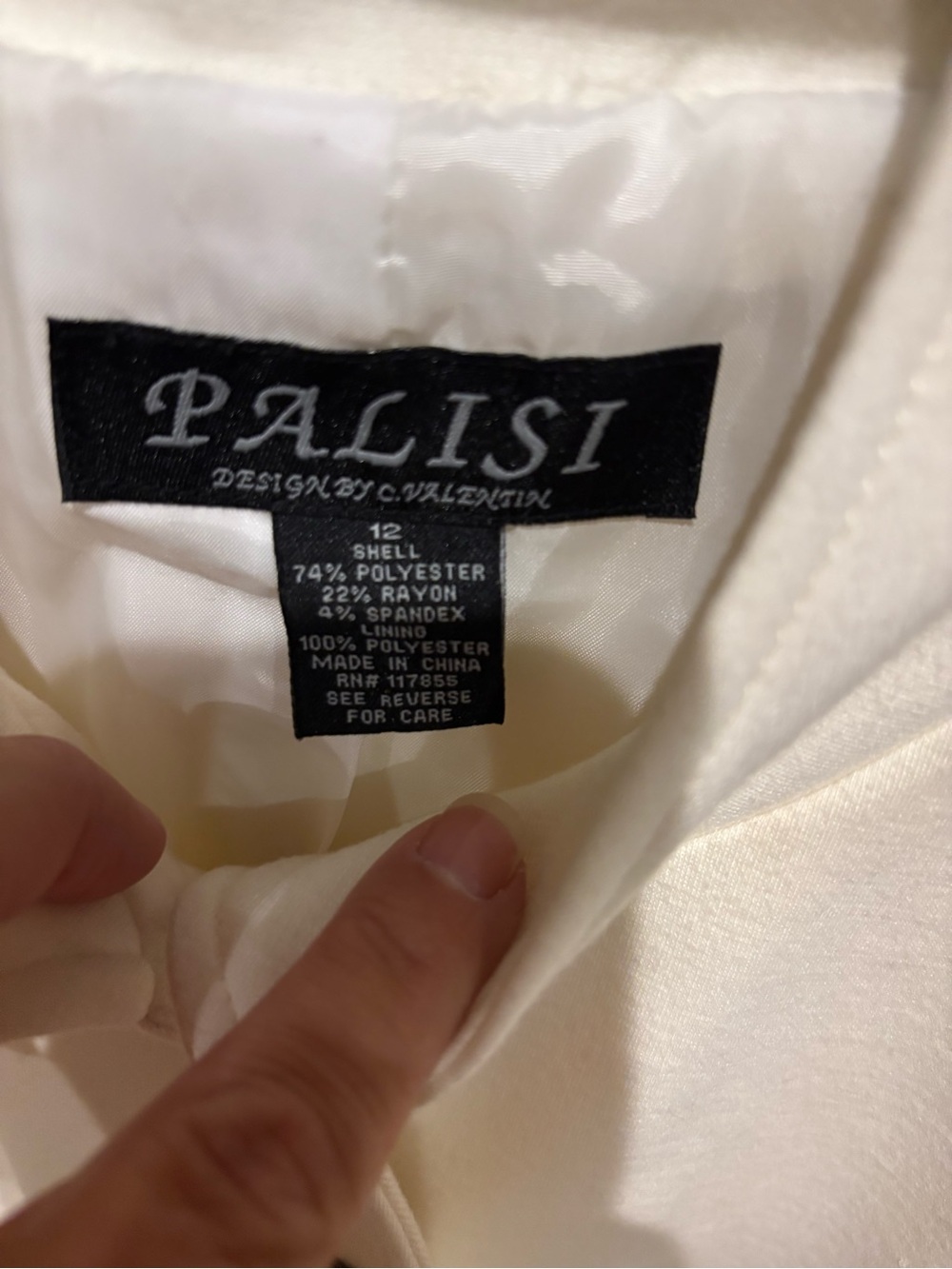 Women's Cream Ruffle-Trim Button Jacket - Picture 3 of 8